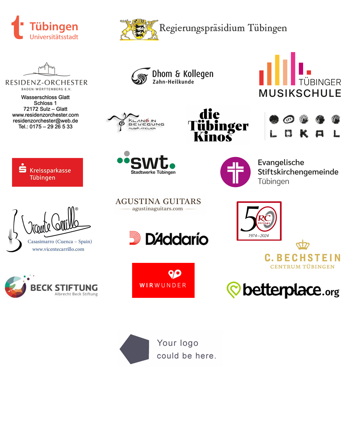 sponsors and collaborators